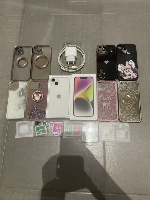iPhone 14 - Biały - Stan idealny