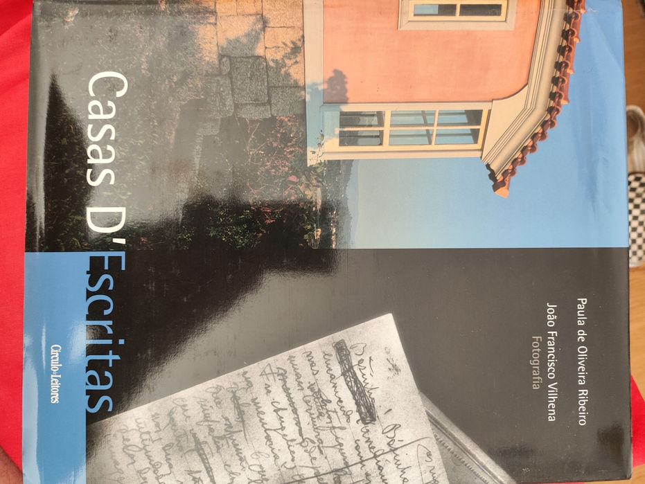 Livro casas d'escritas círculo de leitores, novo