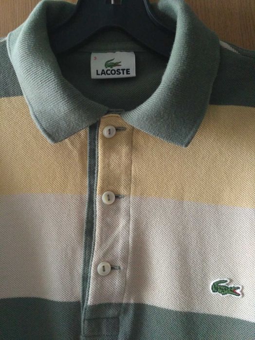 Lacoste поло с длинным рукавом