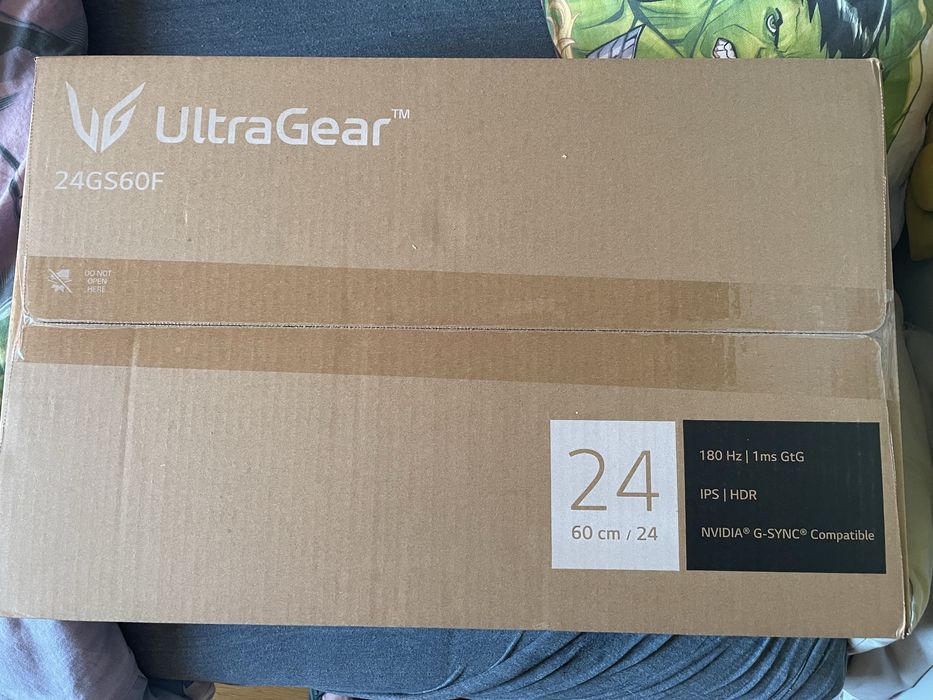 Monitor LG 24GS60F-B - 24’’ IPS Full HD 180Hz HDR10