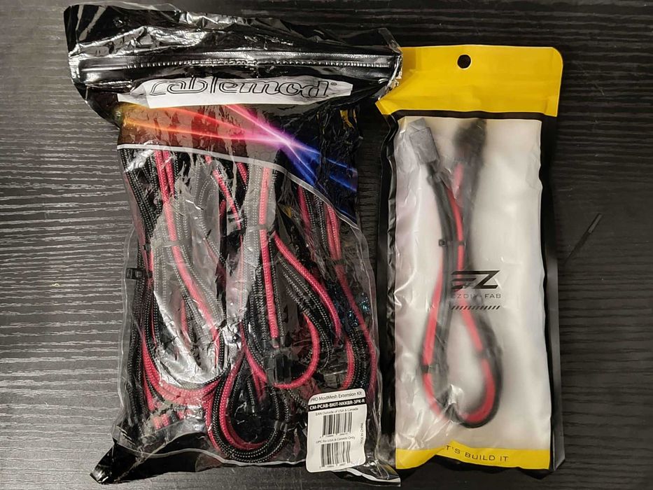 Zestaw kabli przedłużających Cablemod ModMesh + 12VHPWR od Ezdiy-Fab