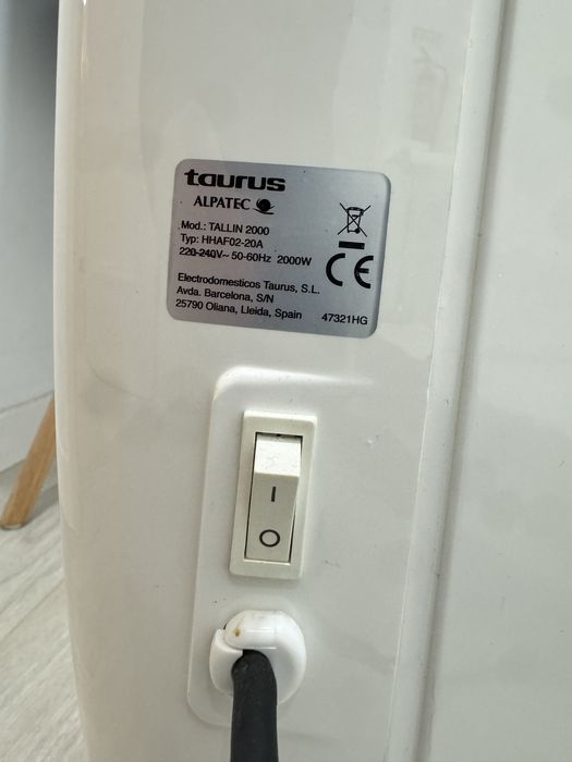 Aquecimento emissor térmico Taurus