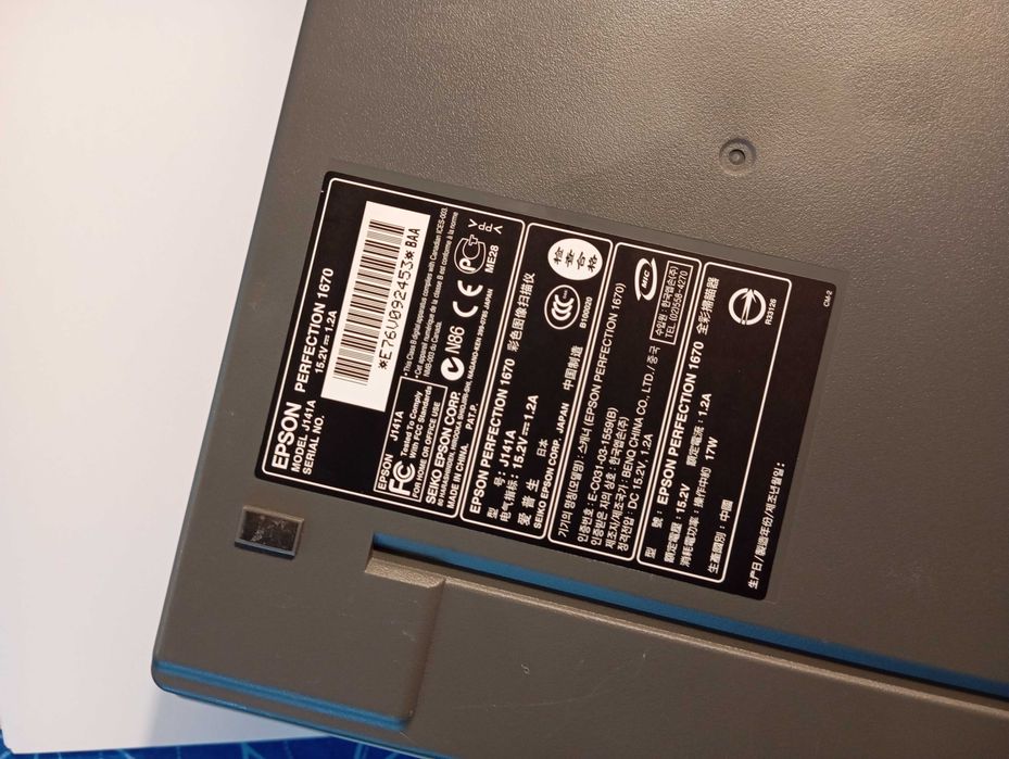 SCANNER EPSON Perfection 1670