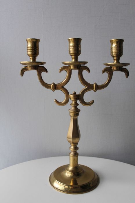 Подсвечник, большой, бронза, 2.2 кг, Германия