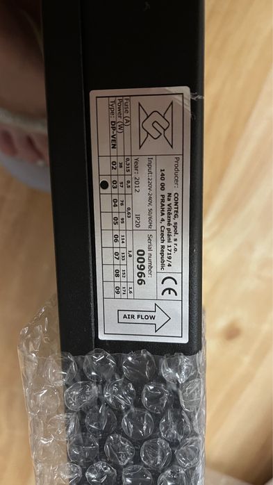 Вентиляторный модуль вентилятор 2 з термост, RAL9005 DP-VEN-02