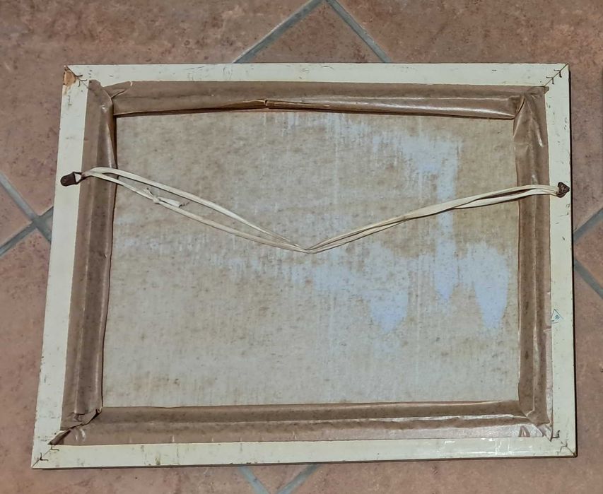 Quadro pintura com moldura