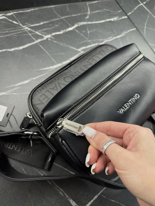 Чоловіча сумка Valentino оригінал. Крос боді Валентіно. Брендова сумка