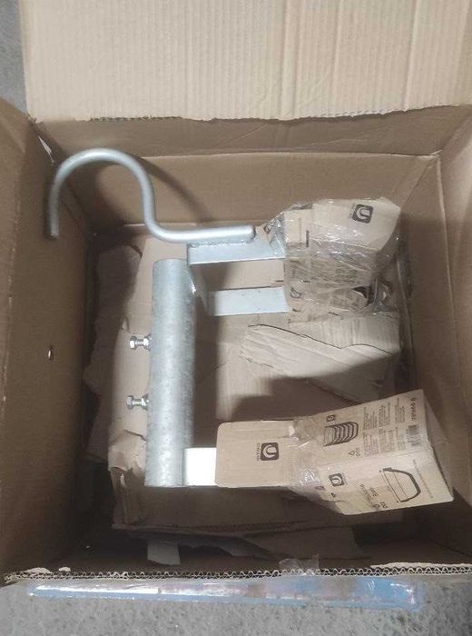 Кронштейн (до 20 кг) для кріплення на стовп стальною лентою