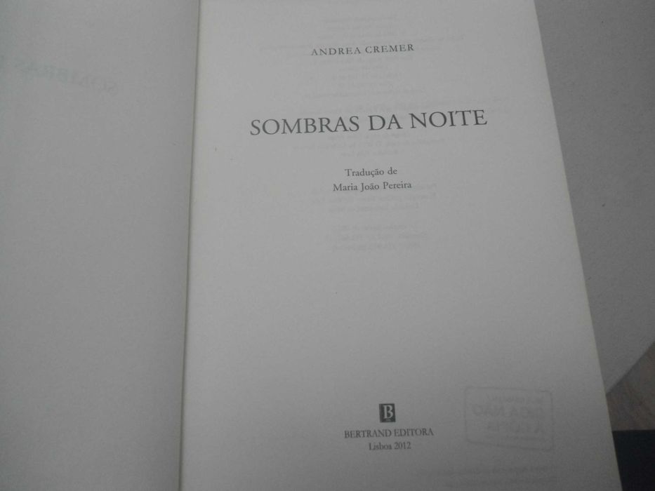 Sombras da Noite por Andrea Cremer