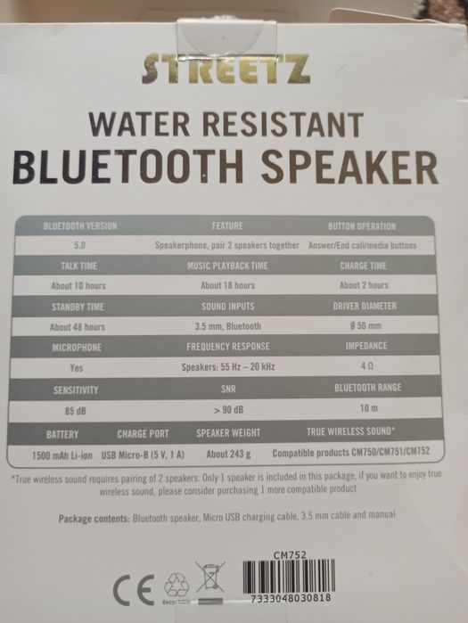 Портативная  USB колонка