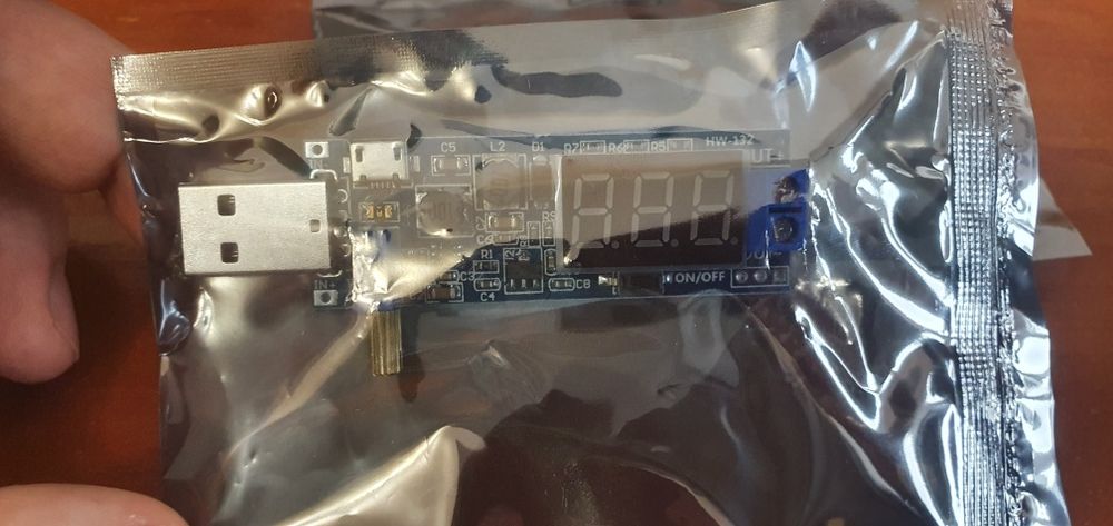 Usb перетворювач 5-9в-12в. Підвищувальний понижуючий перетворювач.
Мод