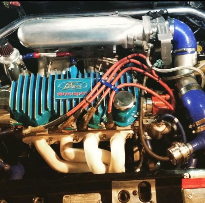 Coletor tubular Ford fiesta escort RS turbo