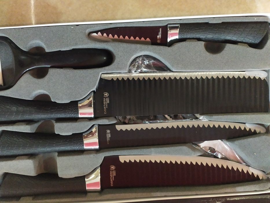 Набір набор кухонних ножів ножей zepter подарок в футляре опт роздріб