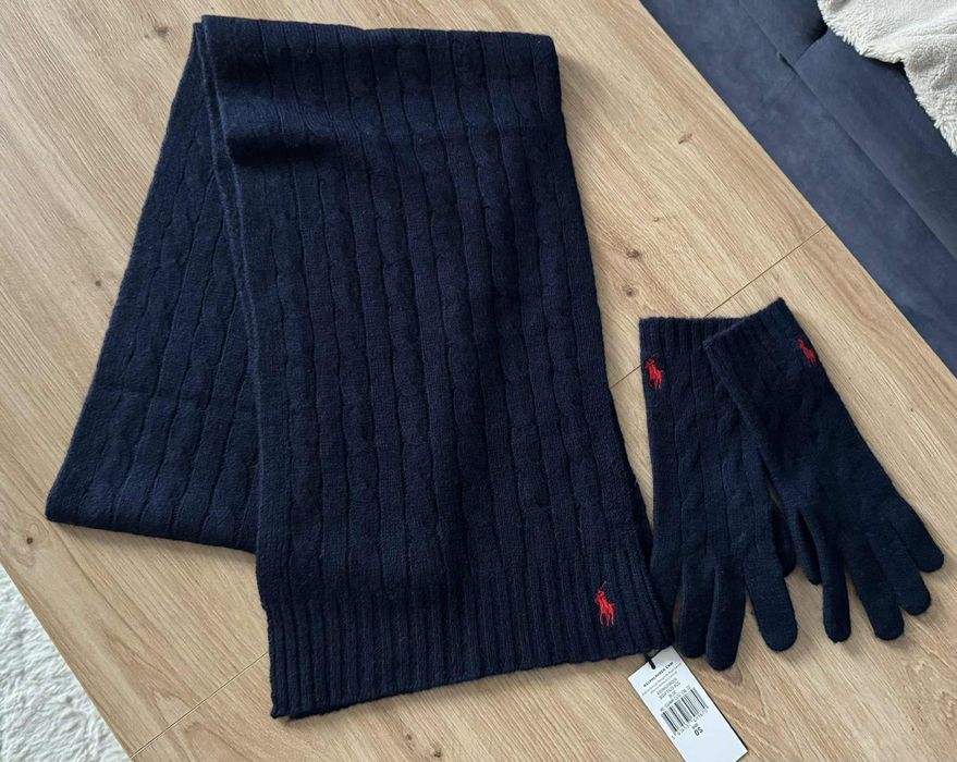 Czapka  rękawiczki Ralph Lauren