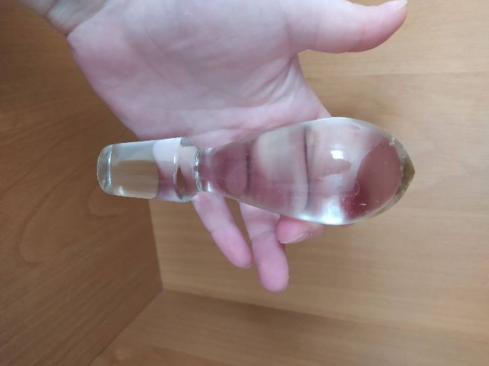 Duży korek szklany do karafki