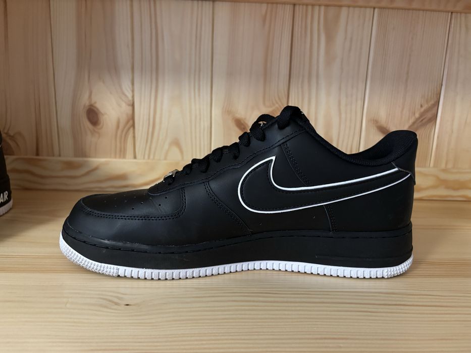 Buty męskie Nike Air Force 1 | Rozmiar 45.5 | Czarno-Białe