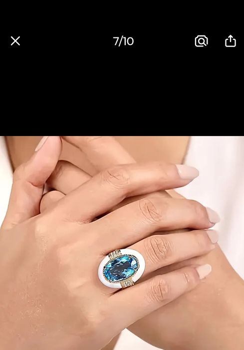 Złoty pierścionek nr 10