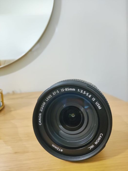 objetiva Canon EFS 15-85mm f/3.5-5.6 IS USM