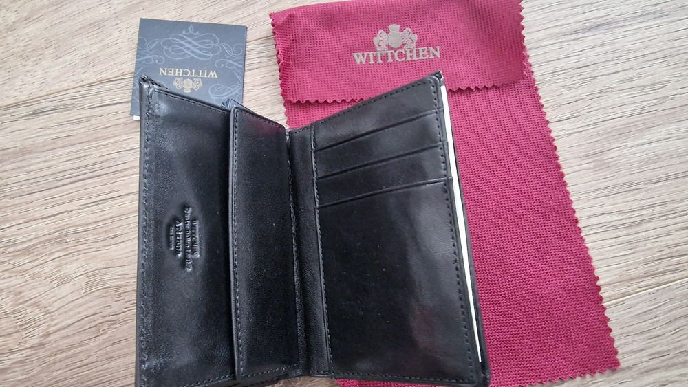 Wittchen Arizona Wallet 11-1-008 skórzany czarny portfel