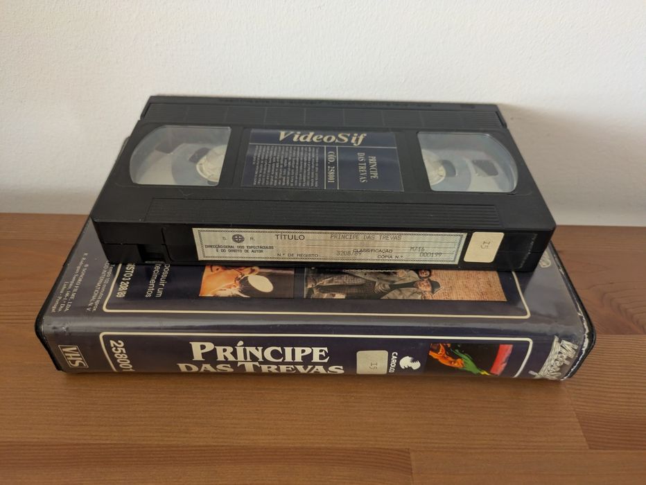 VHS " O Principe das Trevas " 1987 (Opt. Estado)