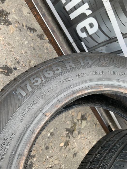 Шини 175/65 R14 пара Barum 2023р літо 7мм
