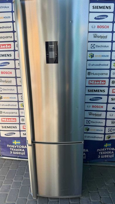 Холодильник б/в Husqvarna розмір 200/60/60 Металік No Frost #07580
