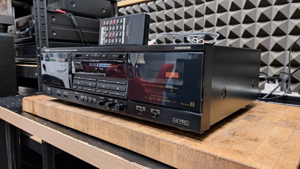Deck Denon DRW-850 z pilotem po 1.włascicielu