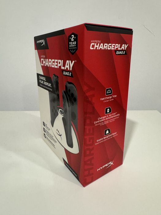 Carregador Comandos Nintendo Switch HyperX Chargeplay Quad 2