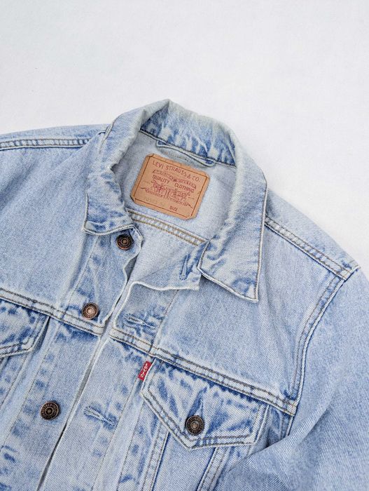 Levi's niebieska kurtka jeansowa katana S