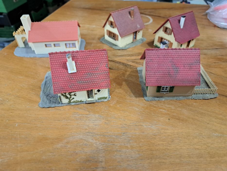 zestaw domków tt 1:120 dom domek kolejka piko makieta tt 1:120