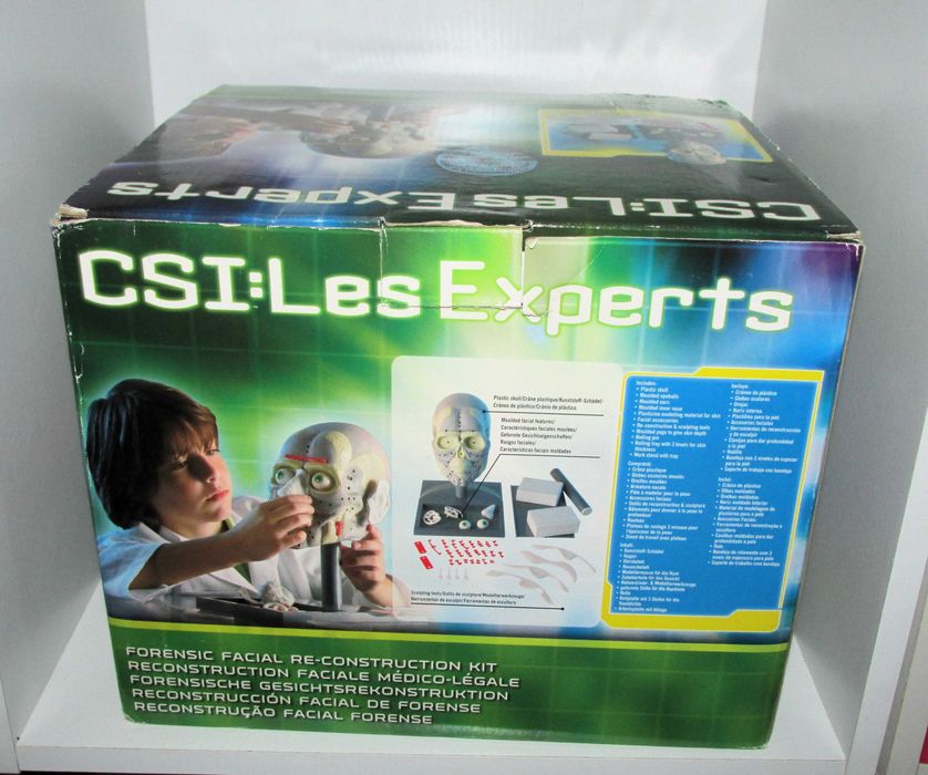 CSI: Reconstrução Facial Forense (Brinquedo Vintage)