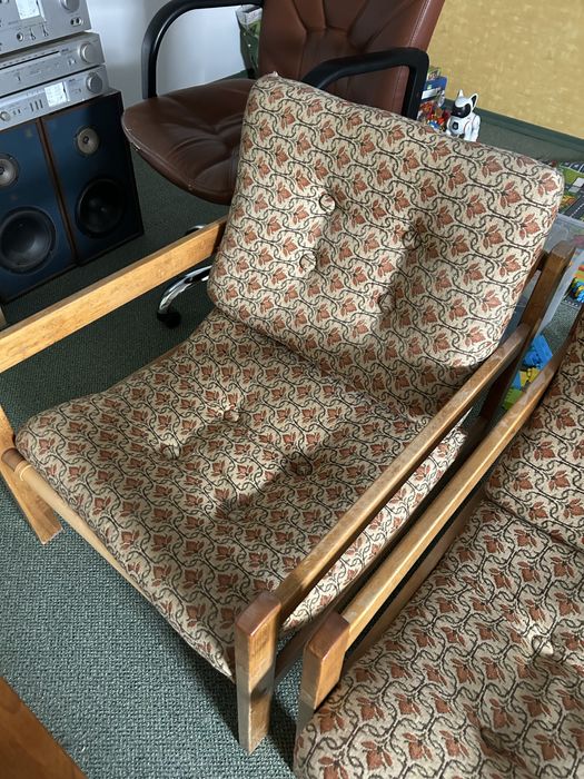 Zestaw dwa fotele i stół