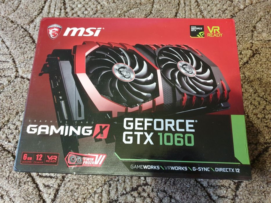 Msi GEFORCE gtx 1060 gaming x