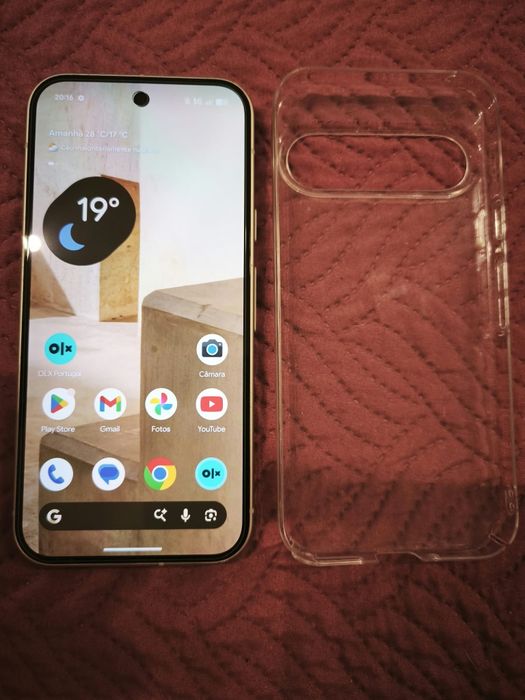 Google pixel 9 branco 256gb em ótimo estado