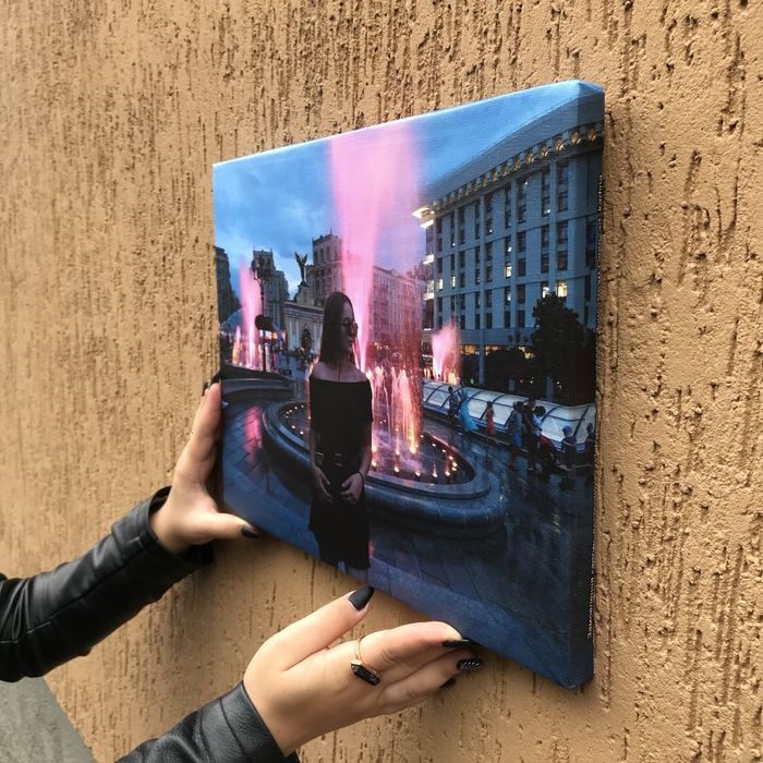 Картина (фото) на холсте.Портрет на холсте. Печать на холсте.подарок