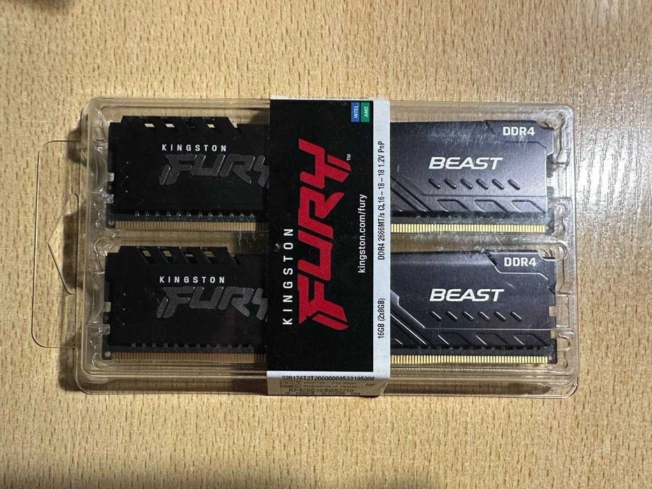 Оперативна пам’ять Kingston Fury DDR4-2666 16GB (2x8GB)