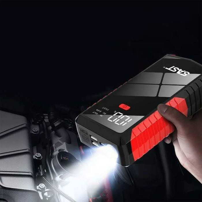 Пусковое устройство SAST Jump Starter 1500A 29800 mAh для авто до 4.0L