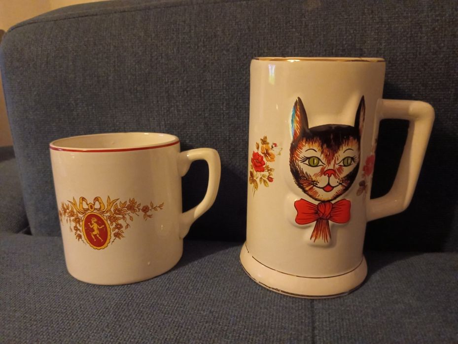 Caneca cerâmica / loiça de coleção antiga e rara	Vintage*