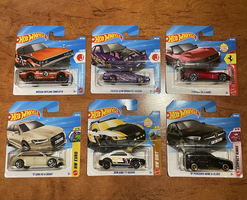 Модели Hotwheels (Смотрите фото)