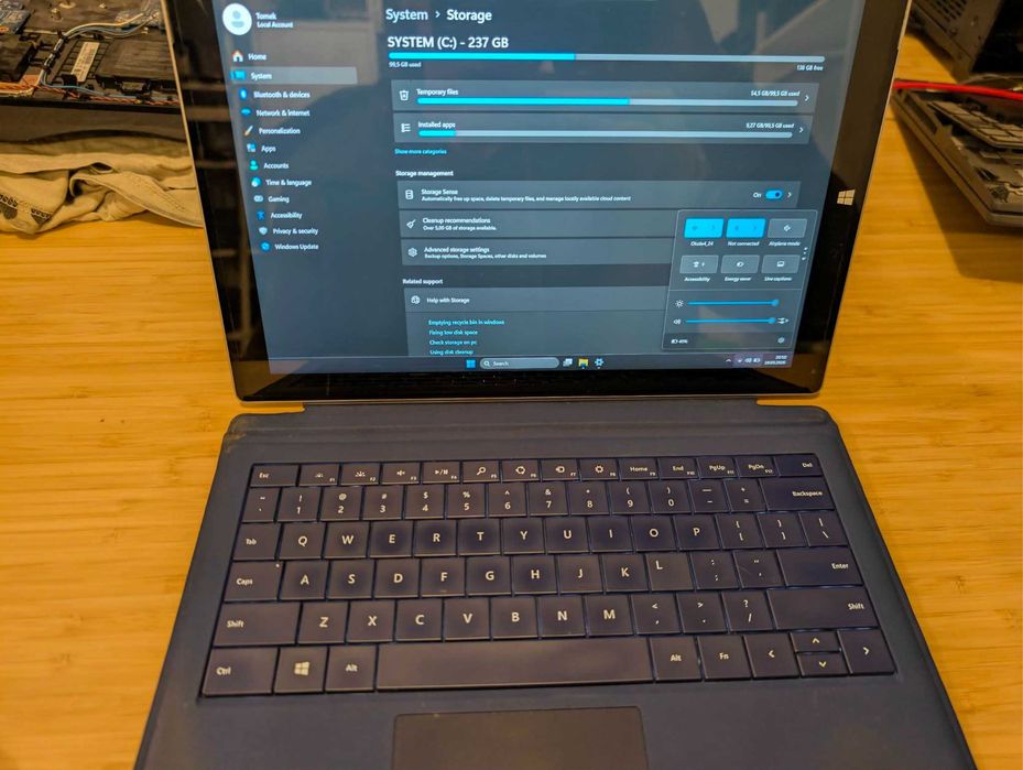 Laptop Microsoft Surface Pro 3 I7 8GB RAM 256GB