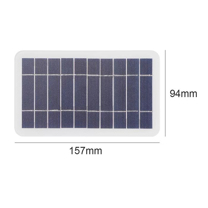 Painel Solar USB para carregamento de baterias e power bank