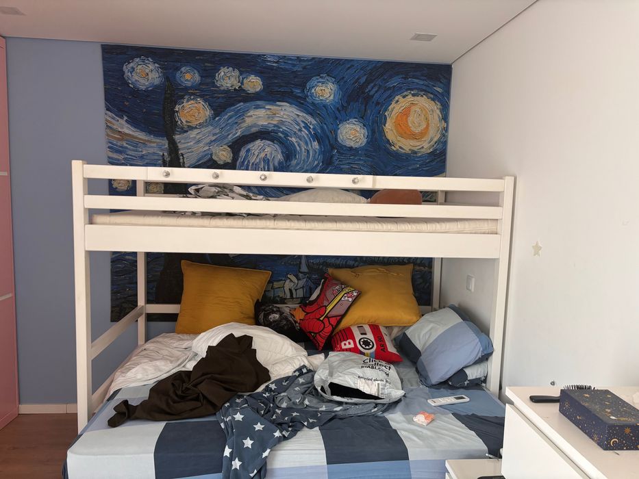 Cama superior beliche