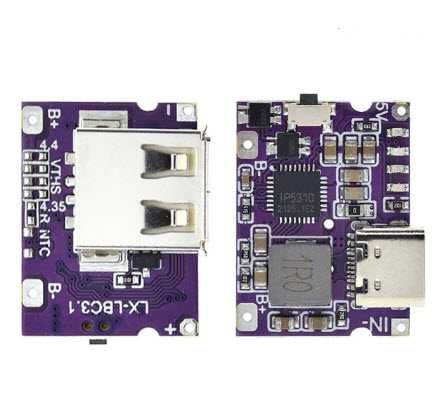 Модуль контроллер быстрая зарядка Type-C 3,1A модуль чип IP5310 LED