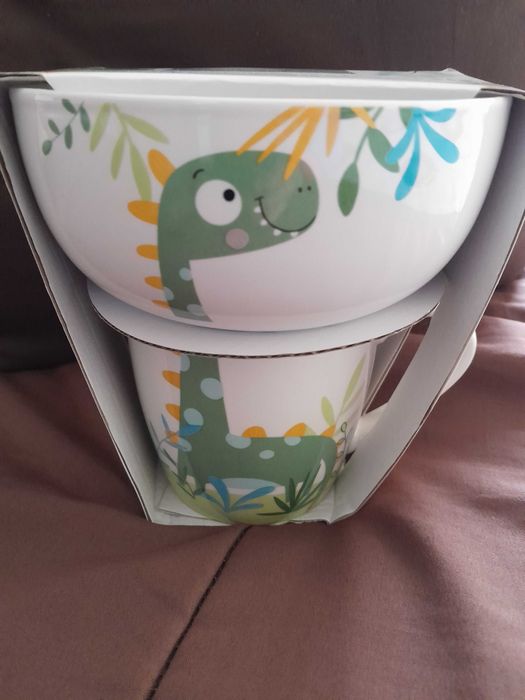 Taça + caneca Dinossauro