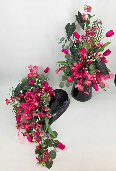 Komplet na grób, kompozycja, wiązanka na cmentarz