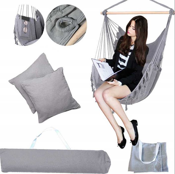 Wiszący Fotel plus Dwie Poduszki GRATIS [SUPER OKAZJA]