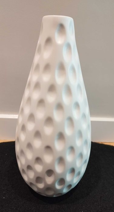 Jarra Decorativa de Cerâmica Branca