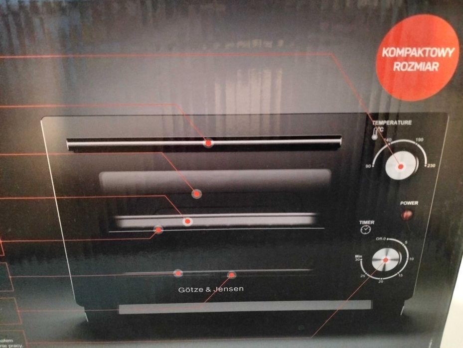 Mini Piekarnik przenośny turystyczny elektryczny gotze