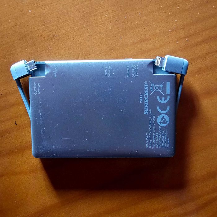 Powerbank SilverCrest de 3000 A.