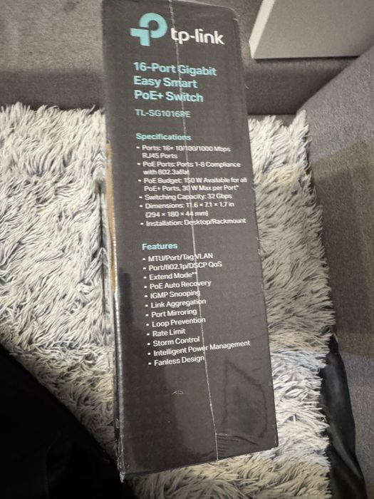 TP-Link 16p TL-SG1016PE 8xPoE+